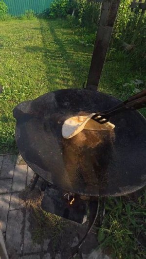 Жареный судак с лепешками!!!