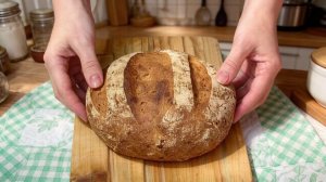 ВЫ УДИВИТЕСЬ!  Ржаной хлеб - самый простой рецепт в духовке