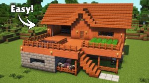 МАЙНКРАФТ Как построить дом из акации для выживания - Minecraft новые видео