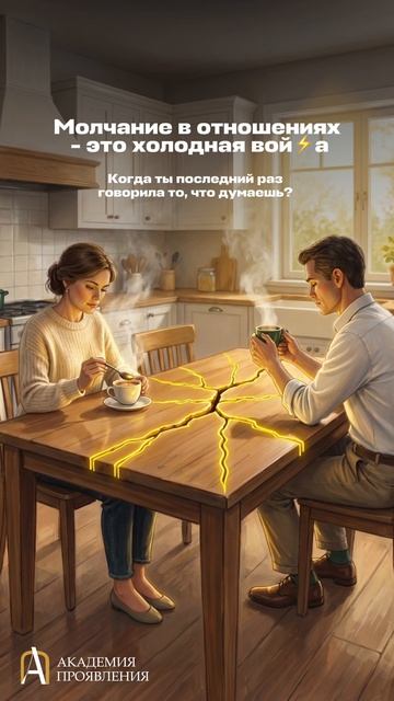 Ты думаешь, что своим молчанием спасаешься от ссоры?