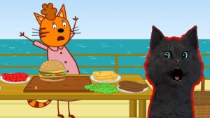 ТРИ КОТА 🐱 КАК ЧАЙКА СЛОМАЛА МАМУ 🐱 ИГРАЕМ С ГОВОРЯЩИМ СУПЕР КОТОМ  ИГРА для ДЕТЕЙ #373