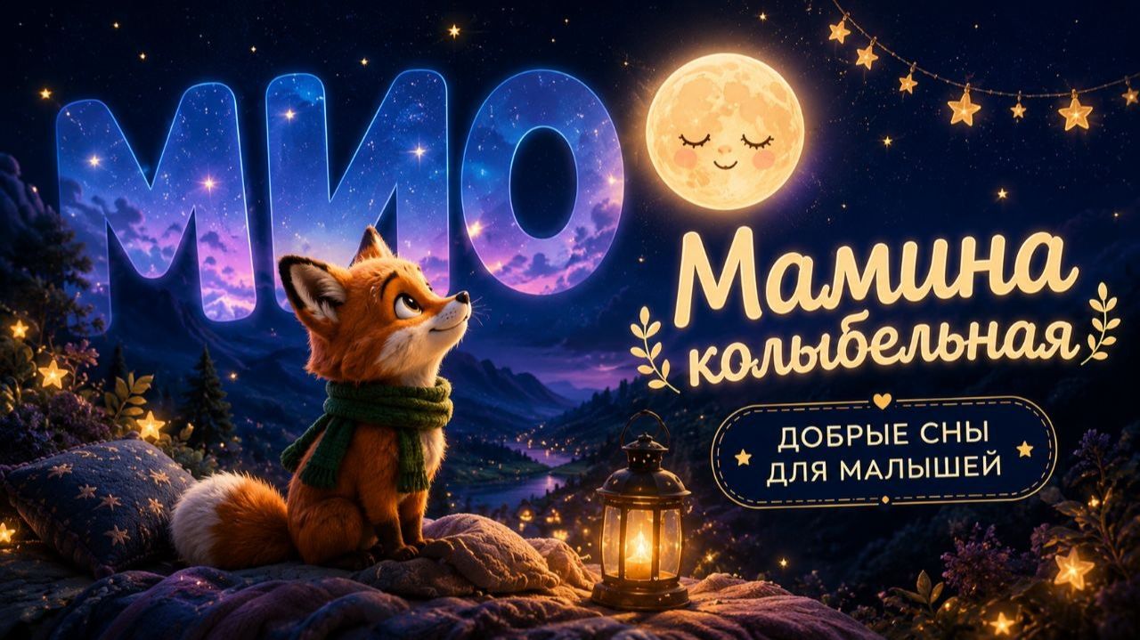 Мамина колыбельная  🌙  Колыбельная для сна малышей | Лисёнок Мио