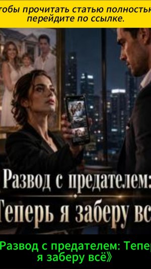 《Развод с предателем: Теперь я заберу всё》