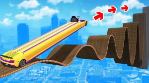 СМОЖЕТ ЛИ МОНСТР ТРАК ПРОЕХАТЬ ПО МОСТУ ИЗ БРЕВЕН В ГТА 5  - ЭКСПЕРИМЕНТ В GTA 5