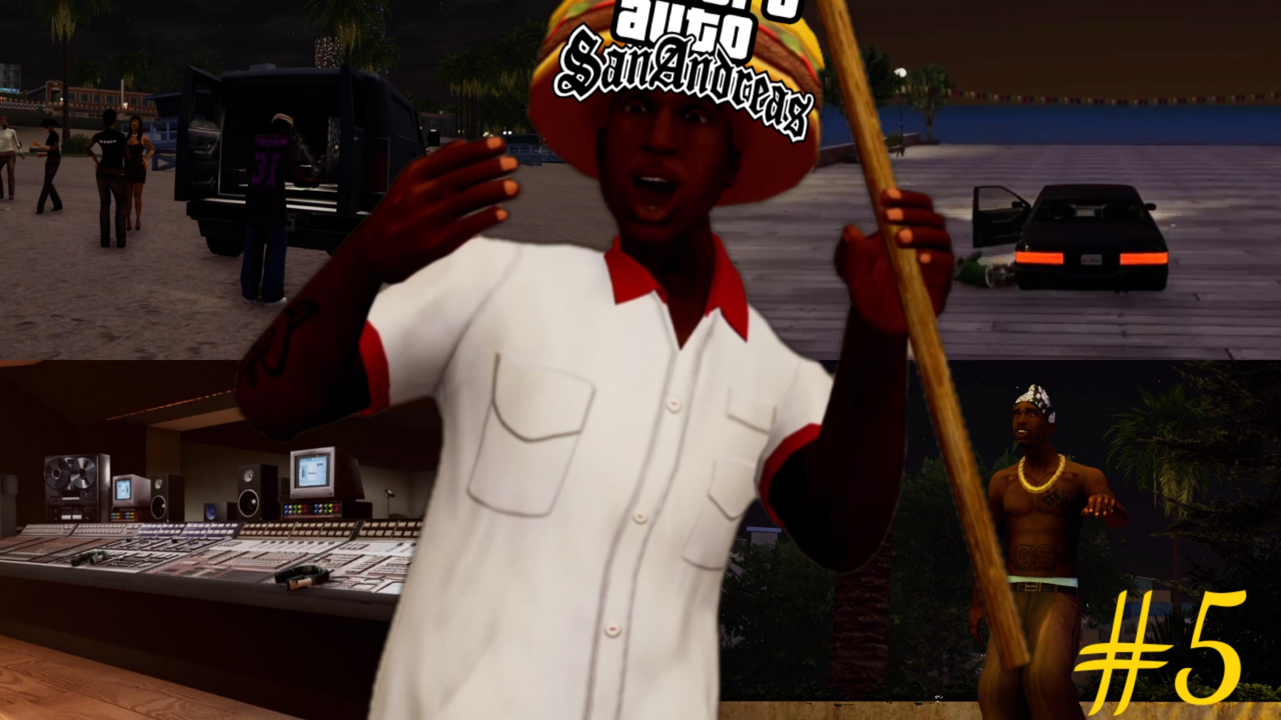 Grand Theft Auto: San Andreas - НАСТОЯЩИЙ ГАНГСТА-РЭПЕР OG LOC - ГОЛОС СЕМЕЙ, ЧИСТО МОИСЕЙ! #5
