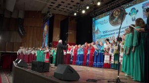 На молитве Русская земля. Сводный хор. 4К(UHD).