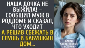 Истории из жизни Наша дочка не выжила! – сообщил муж в роддоме и сказал, что уходит… А решив сбежать
