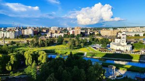 Восхитительное облако над городом: взгляд с моей лоджии