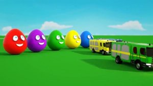 Песня про купание в машине + Finger Family _ Большие колеса и игрушечные пушки _ Лучшие детские
