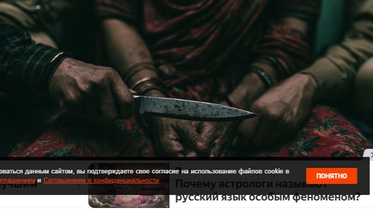 Отец зарезал дочь в полицейском участке