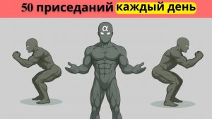 (Фитнесный Аниматор)50 приседаний каждый день — что будет на самом деле