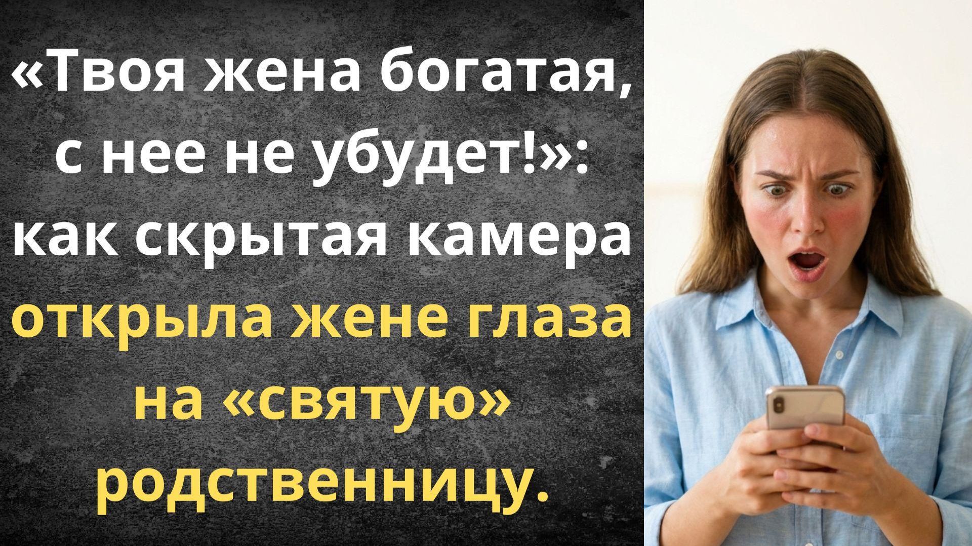 Скрытая камера для наглой золовки | Истории из жизни