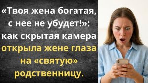 Скрытая камера для наглой золовки | Истории из жизни