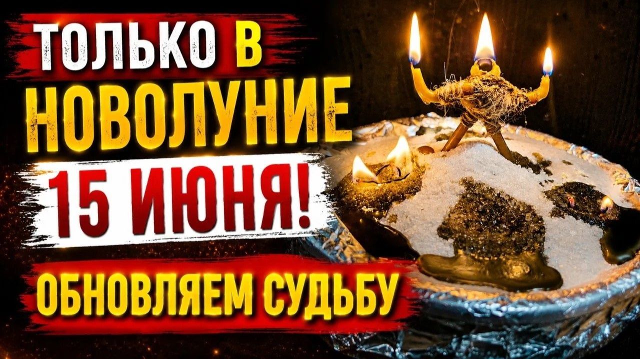 Только в Новолуние 15 Июня! Обновляем судьбу, чистка дорог жизни. УСПЕЙТЕ