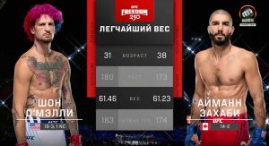 Шон О«Мэлли против Айманна Захаби (видео). UFC Freedom 250. MMA/Единоборства