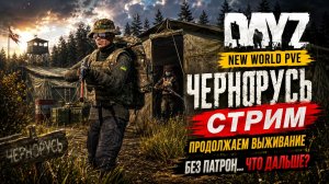 БЕЗ ПАТРОН В ЧЕРНОРУСИ… ЧТО ДАЛЬШЕ? | DayZ NEW WORLD PVE Стрим