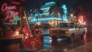 Miami 80s Night Drive – 2 Hours of Smooth Disco-Funk Jazz Guitar