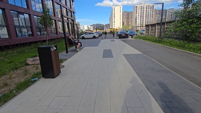 Прогулочная и досуговая зоны жк Панорама парк Сосновка 14.06.26