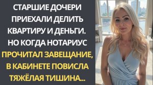 Истории из жизни: Отец умер. Сёстры приехали делить. Нотариус дочитал последний пункт - и стало тихо