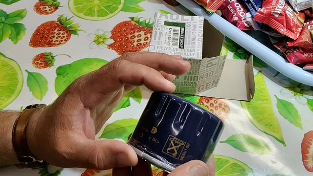 Фильтр масляный Рено Дастер Каптюр Ларгус Логан К9К Original 8200768927