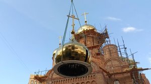 Купола Храма Преображения Господня в Лефортово