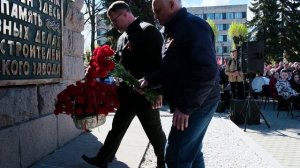 Парад тракторов Кировского завода в честь 81-й годовщины Великой Победы.