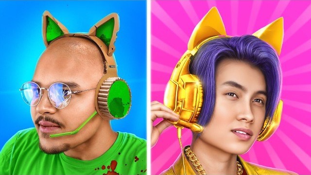 Бедный Vs богатый геймер челлендж