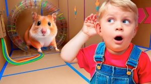 Дети в Лабиринте Хомяка | Весёлое приключение для детей