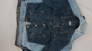 43722 Куртки джинсовые брендовые винтаж, 7пак, giubboti jeans firmato, секонд (vintage/extra) оптом
