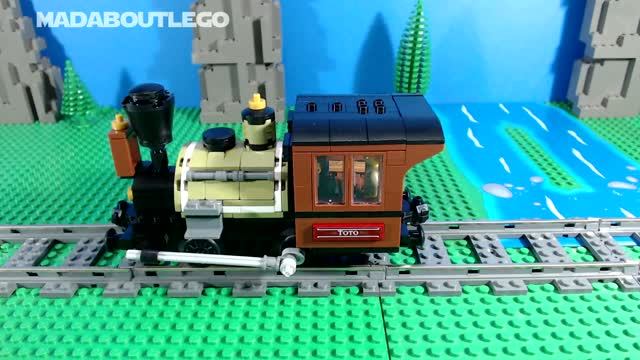 ЛЕГО  Лесозаготовительный Поезд! 🚂🌲Сборка набора LEGO для детей
