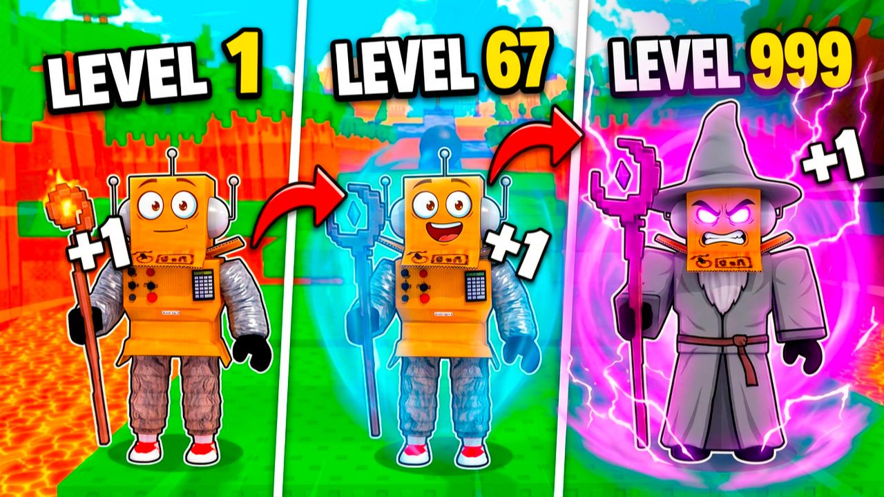 ЭВОЛЮЦИЯ МАГИИ В РОБЛОКС ЧЕЛЛЕНДЖ! НУБ И ПРО ВИДЕО ROBLOX Magic Evolution смотреть онлайн
