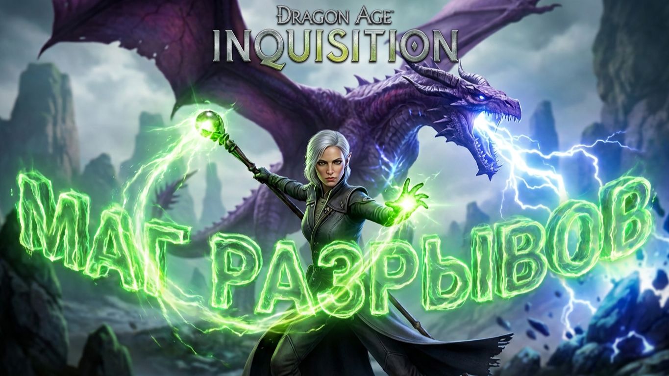Dragon Age Inquisition - МАГ РАЗРЫВОВ В ДЕЛЕ! Сражение с драконом и загадки храма.