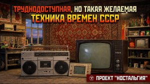 Труднодоступная, но такая желаемая техника времён СССР! ПРОЕКТ «НОСТАЛЬГИЯ»
