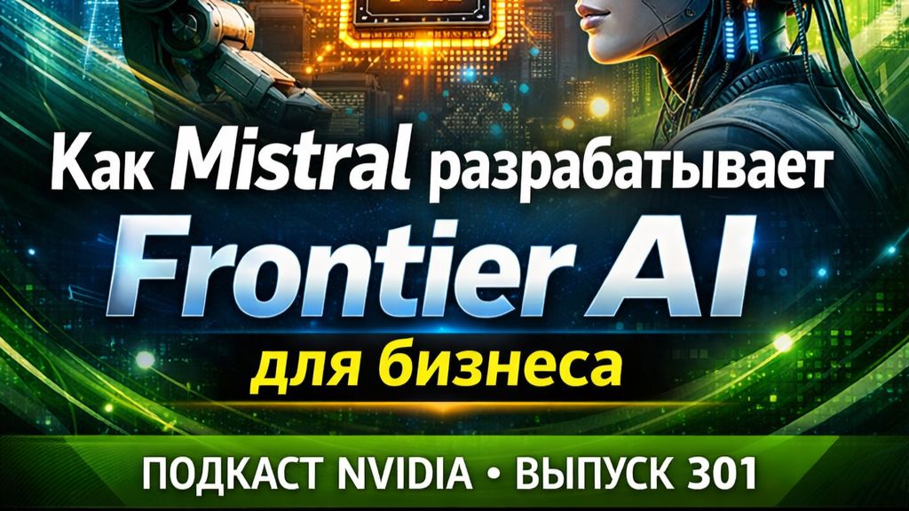 Как Mistral разрабатывает Frontier AI для бизнеса | Подкаст NVIDIA, выпуск 301