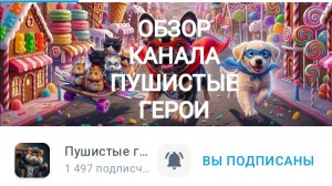 ОБЗОР КАНАЛА КИНОСТУДИИ ПУШИСТЫЕ ГЕРОИ