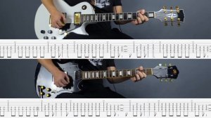 AC-DC - Rock-N-Roll Train Cover (Табулатура) Guitar Tutorial TABS