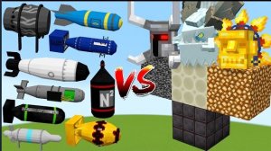 КАКАЯ АТОМНАЯ БОМБА САМАЯ СИЛЬНАЯ В ТАКЗ МАЙНКРАФТЕ??
