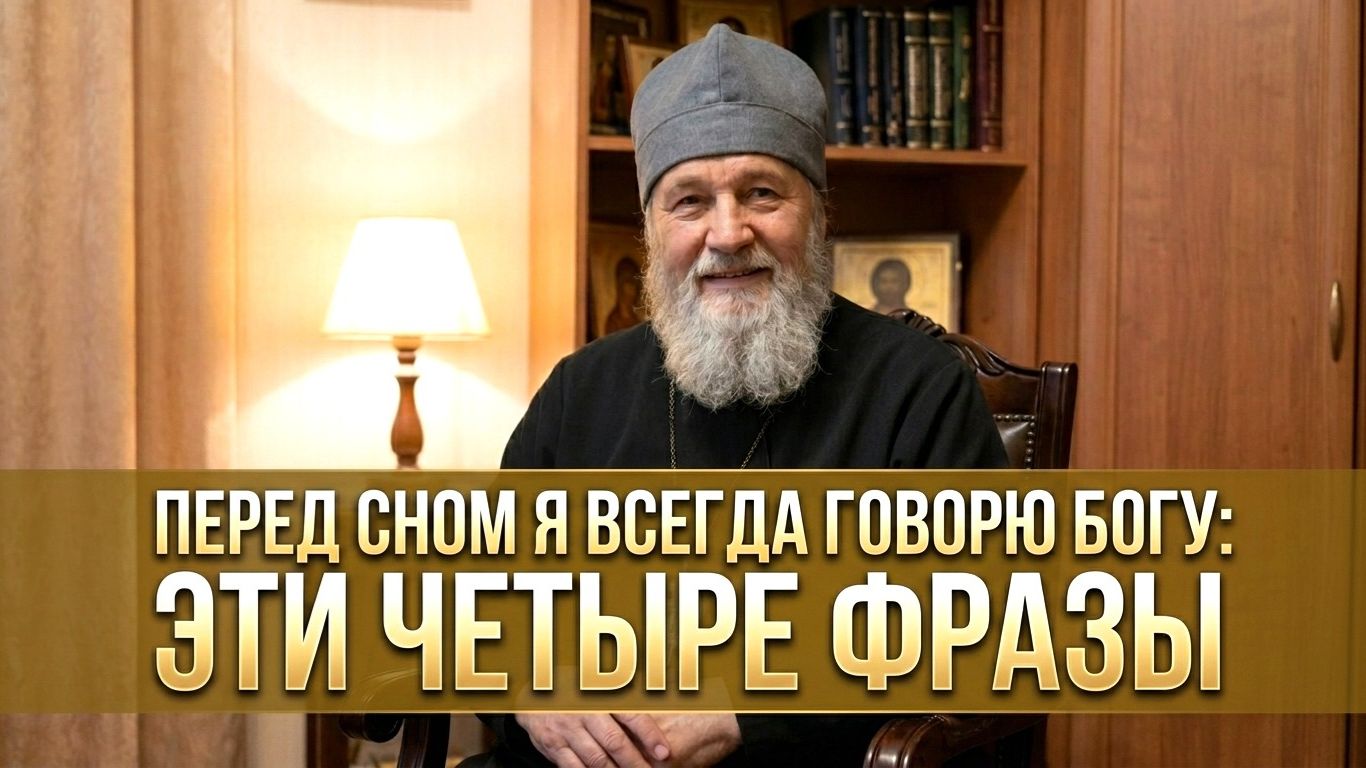 Перед сном я всегда говорю Богу эти четыре фразы. Не пропусти — особенно четвёртую.
