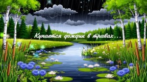 Купается дождик в травах... ВИДЕО  ПЕСНЯ В ДУШУ