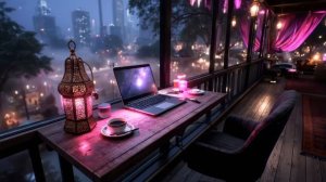 Deep Work Music ｜ Lofi Beats for Extreme Focus and Productivity at Night in the City View