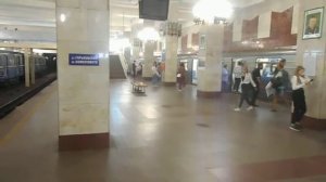 Нижегородское метро. Две «Шестёрки» и «Номерной» на станции «Московская»