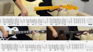 Jimmy Eat World - The Middle Cover (Табулатура) Guitar Tutorial TABS