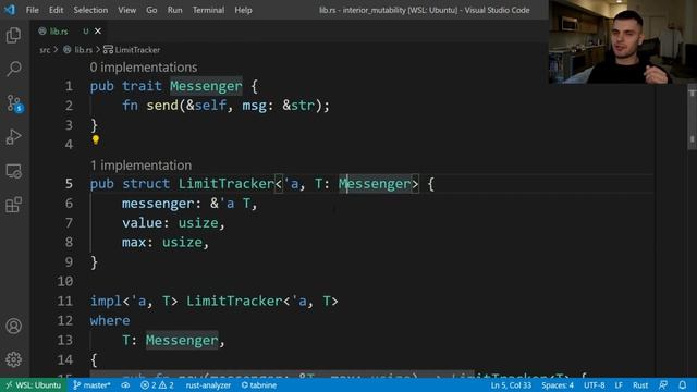 Smart Pointers In Rust - Interior Mutability [77aRH6YBKyY]