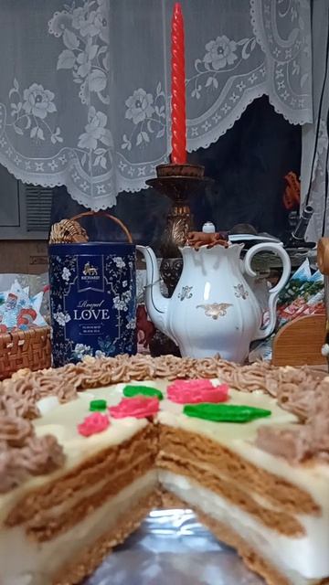 Тортик домашний. Снимаем пробу.
