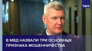 В МВД назвали три основных признака мошенничества