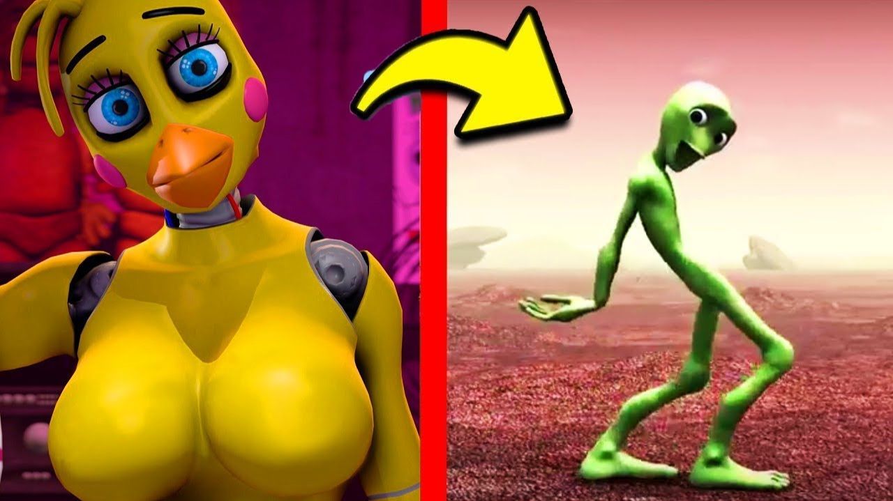 ЧТО БУДЕТ ЕСЛИ АНИМАТРОНИК ПРЕВРАТИЛСЯ В ЗЕЛЕНЫЙ ЧЕЛОВЕК И ТАНЦУЕТ FNAF Майнкрафт Видео ФНАФ Мультик