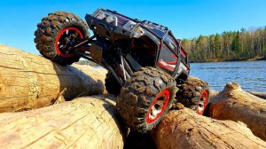 Traxxas Summit против Огромных Брёвен! 😱 Экстремальный Тест Подвески RC Монстр Трака