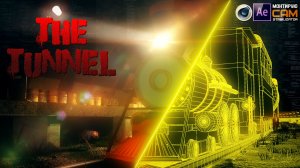 Поезд в туннеле. Tunnel Train (Синема 4D)