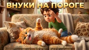 Приключения кошечки Буси: 37 серия. Внуки на пороге
