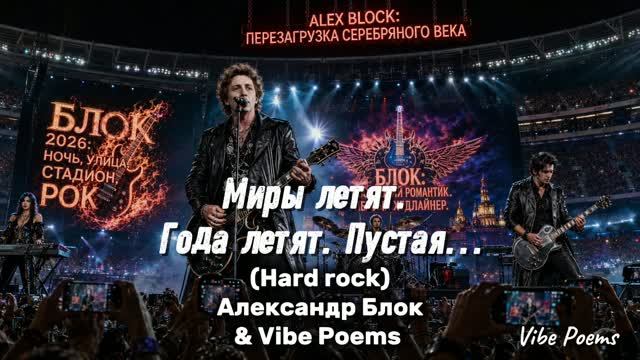 Миры летят. Года летят. Пустая…(Hard Rock) Александр Блок & Vibe Poems
